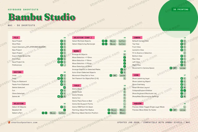 Bambu Studio riso shortcuts poster preview