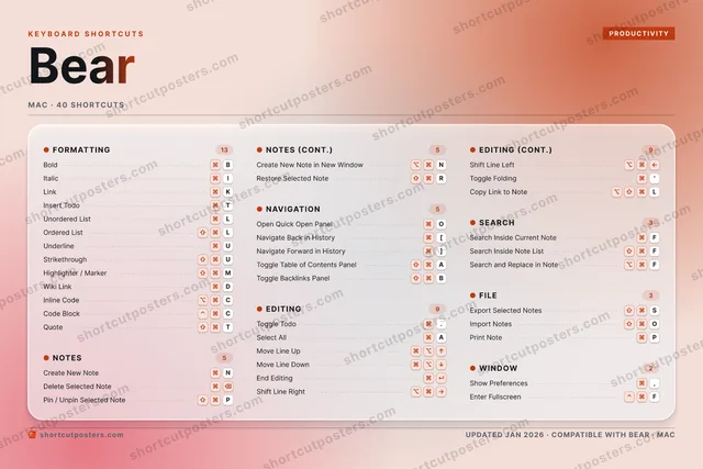 Bear aurora shortcuts poster preview