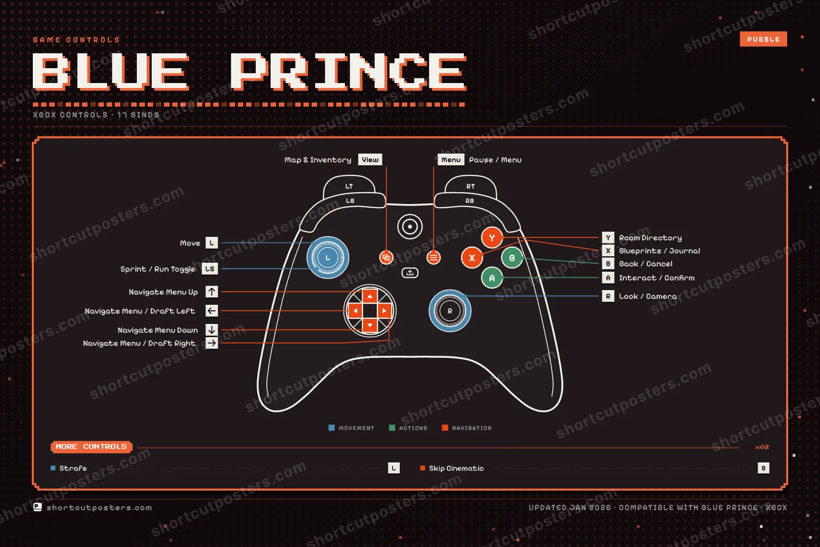 Blue Prince controller poster preview