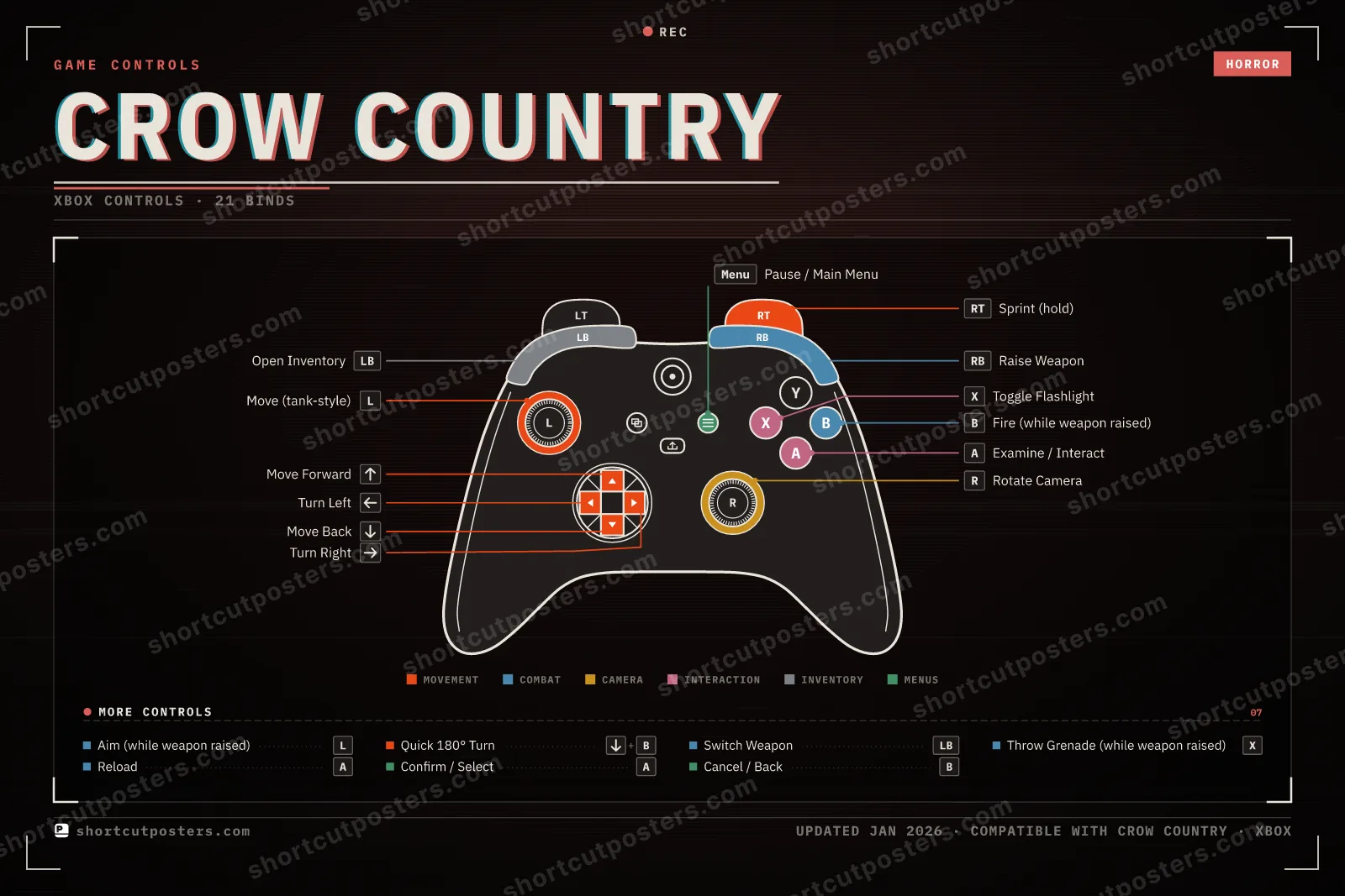 Crow Country controller poster preview