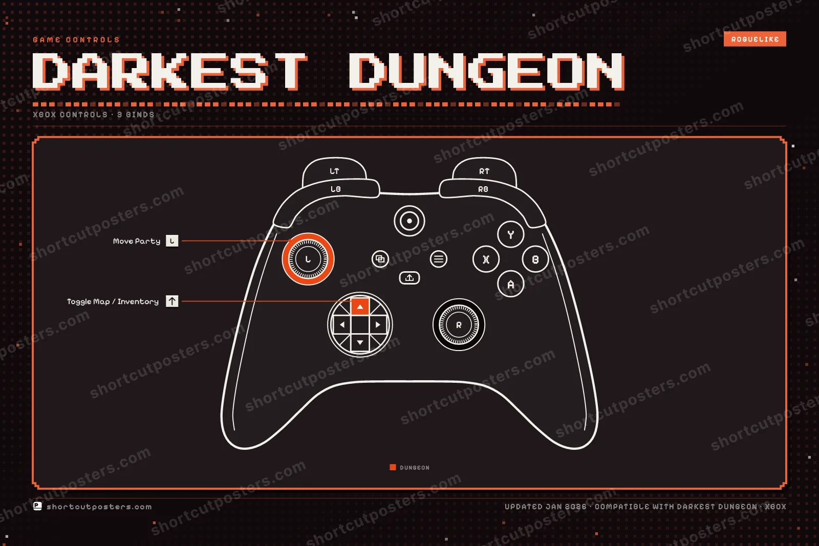 Darkest Dungeon controller poster preview