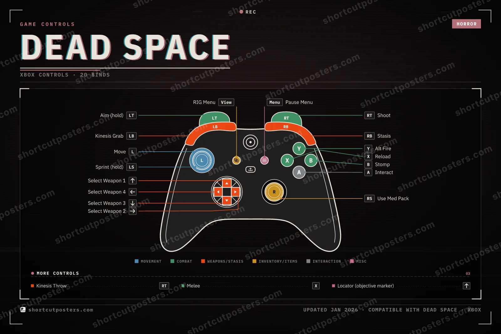 Dead Space controller poster preview