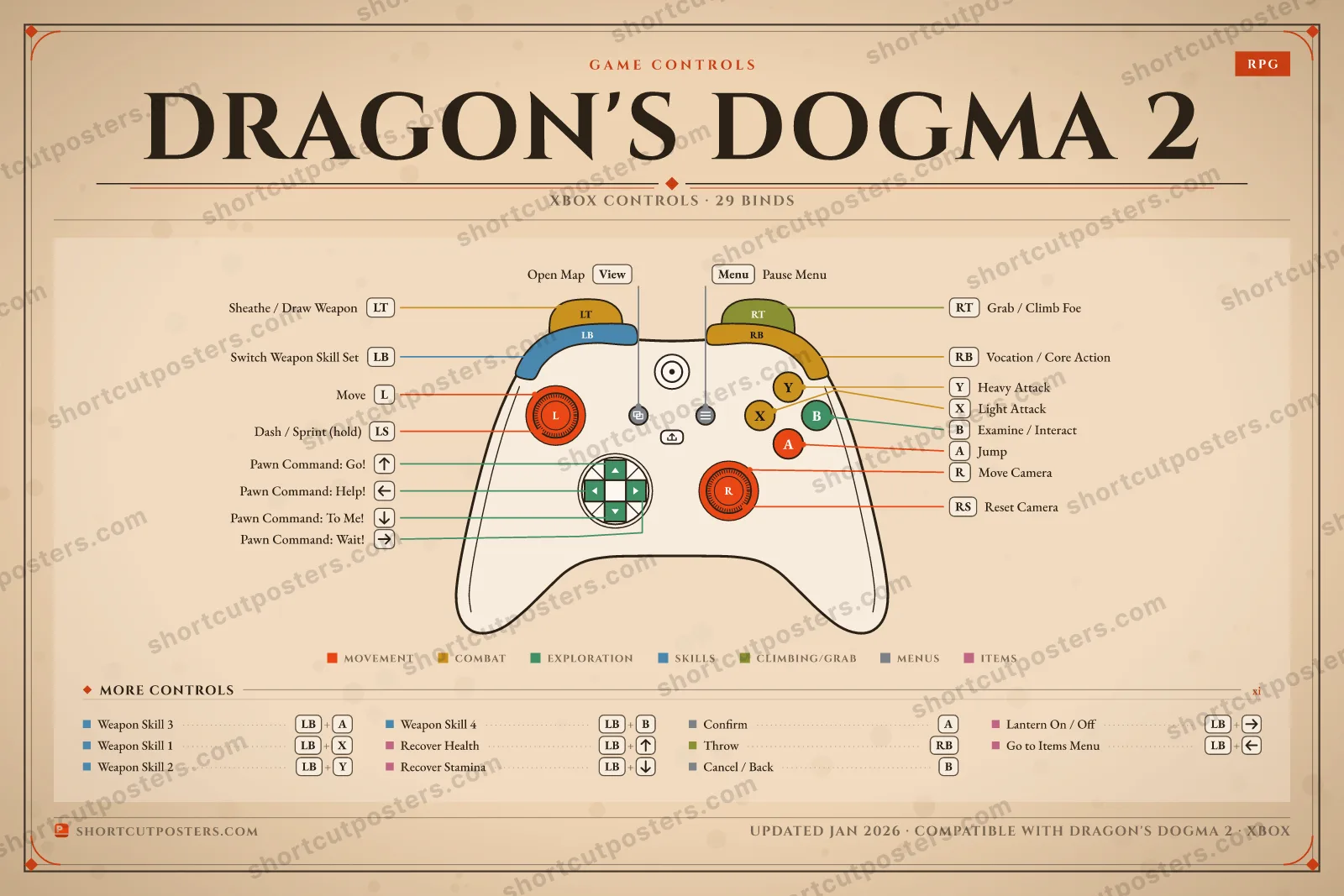 Dragon's Dogma 2 controller poster preview