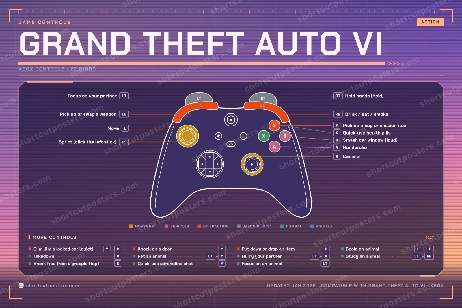 Grand Theft Auto VI controller poster preview