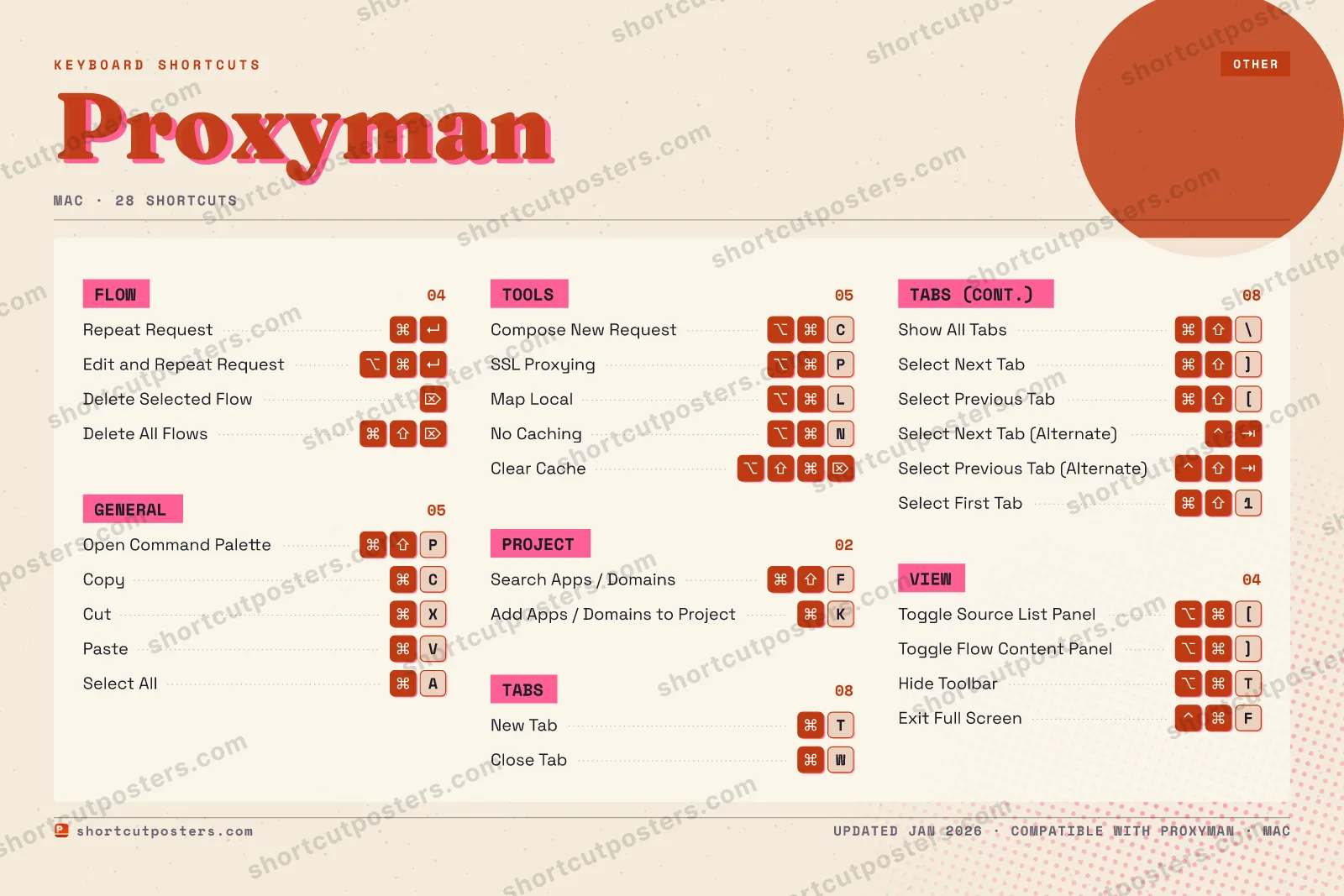 Proxyman riso shortcuts poster preview