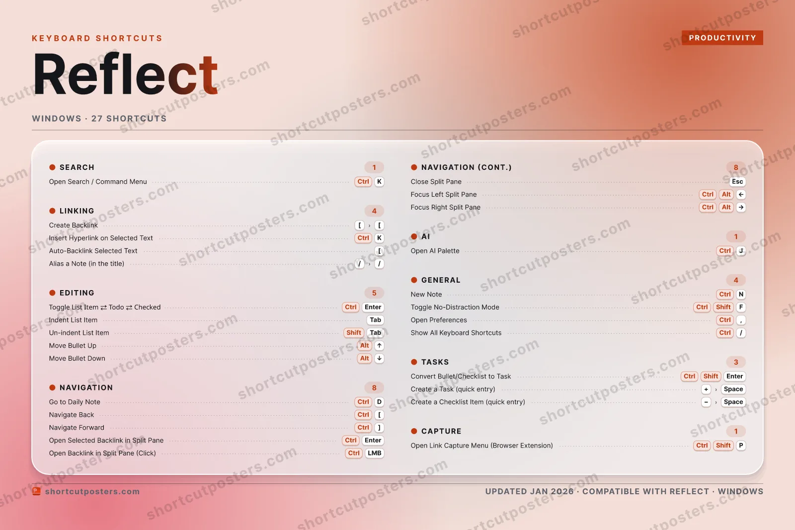 Reflect aurora shortcuts poster preview