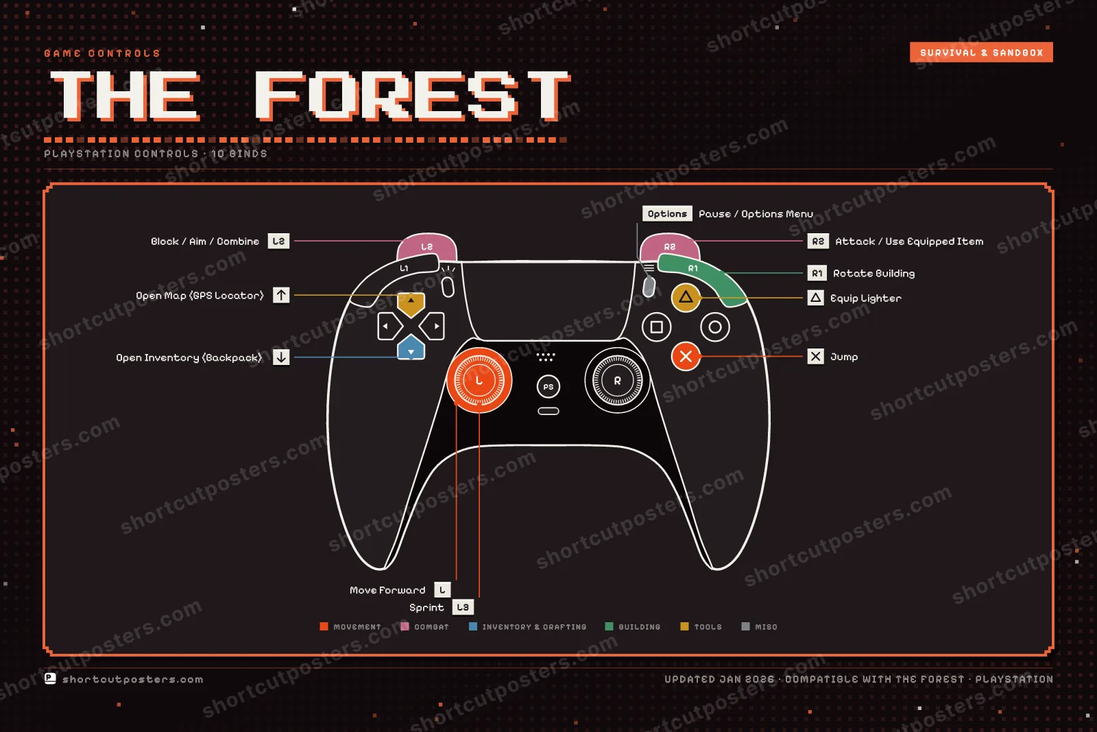 The Forest controller poster preview