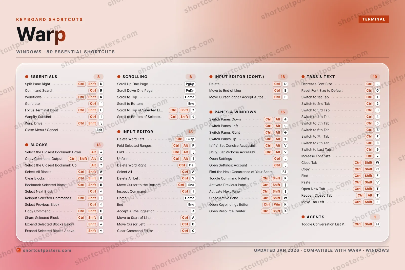 Warp aurora shortcuts poster preview